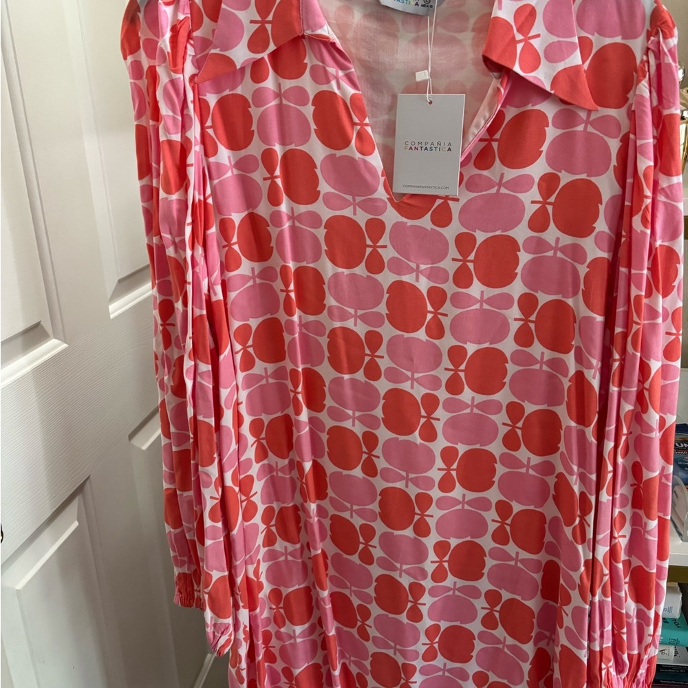 Compania Fantastica Floral Print Dress
